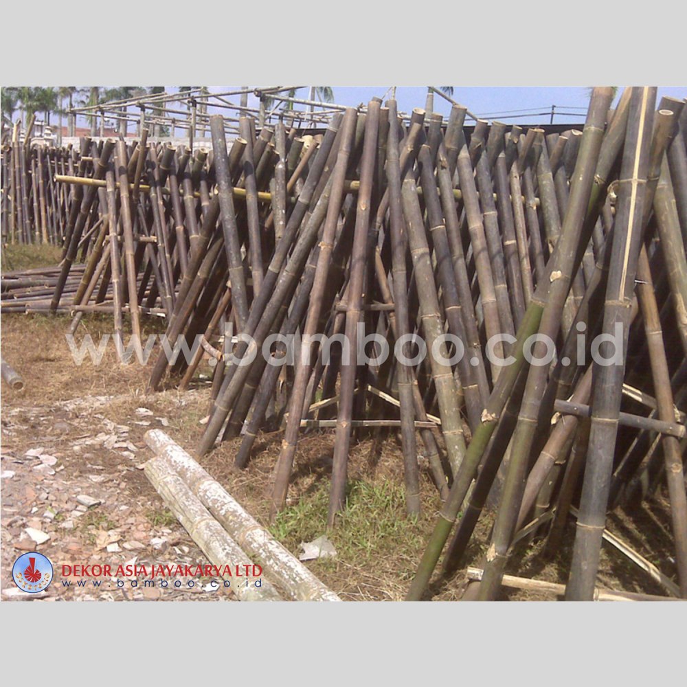 Black Bamboo Poles for Bamboo Fences and Bamboo Panels