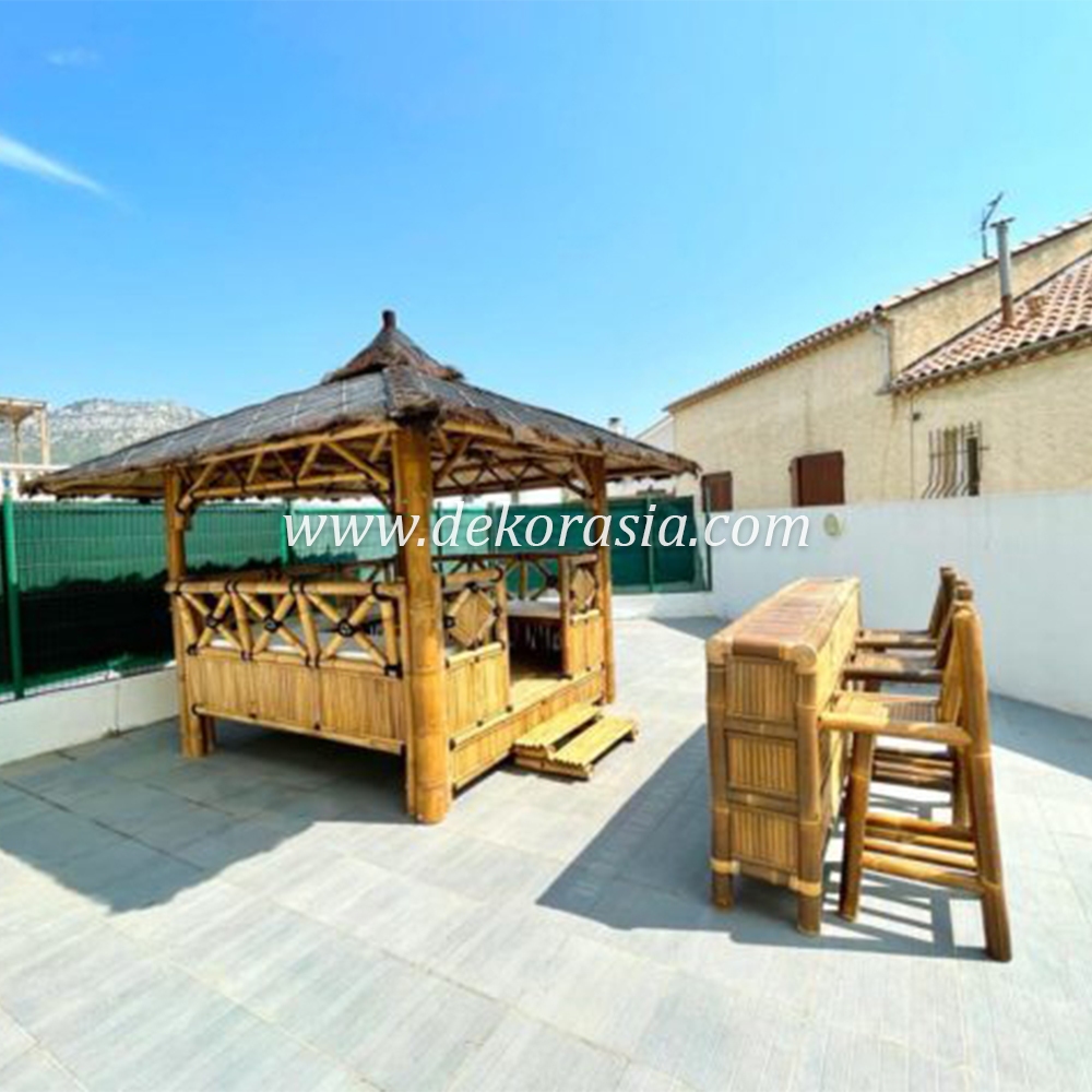 Bamboo Gazebo for Home Garden, Bamboo Gazebo Outdoor