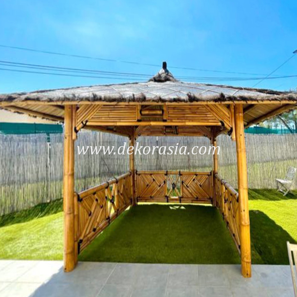 Bamboo Gazebo for Home Garden, Bamboo Gazebo Outdoor - Image 2