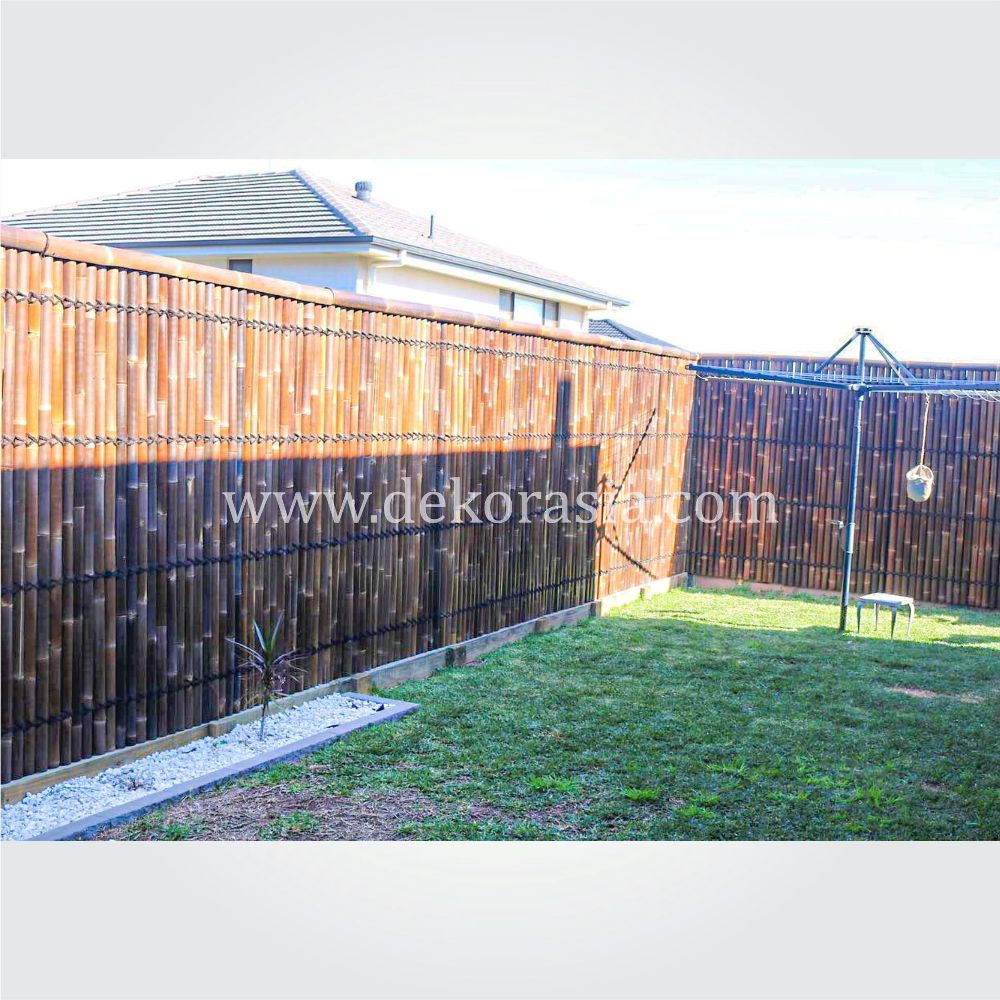  Black Bamboo Fence - Bamboo Fencing
