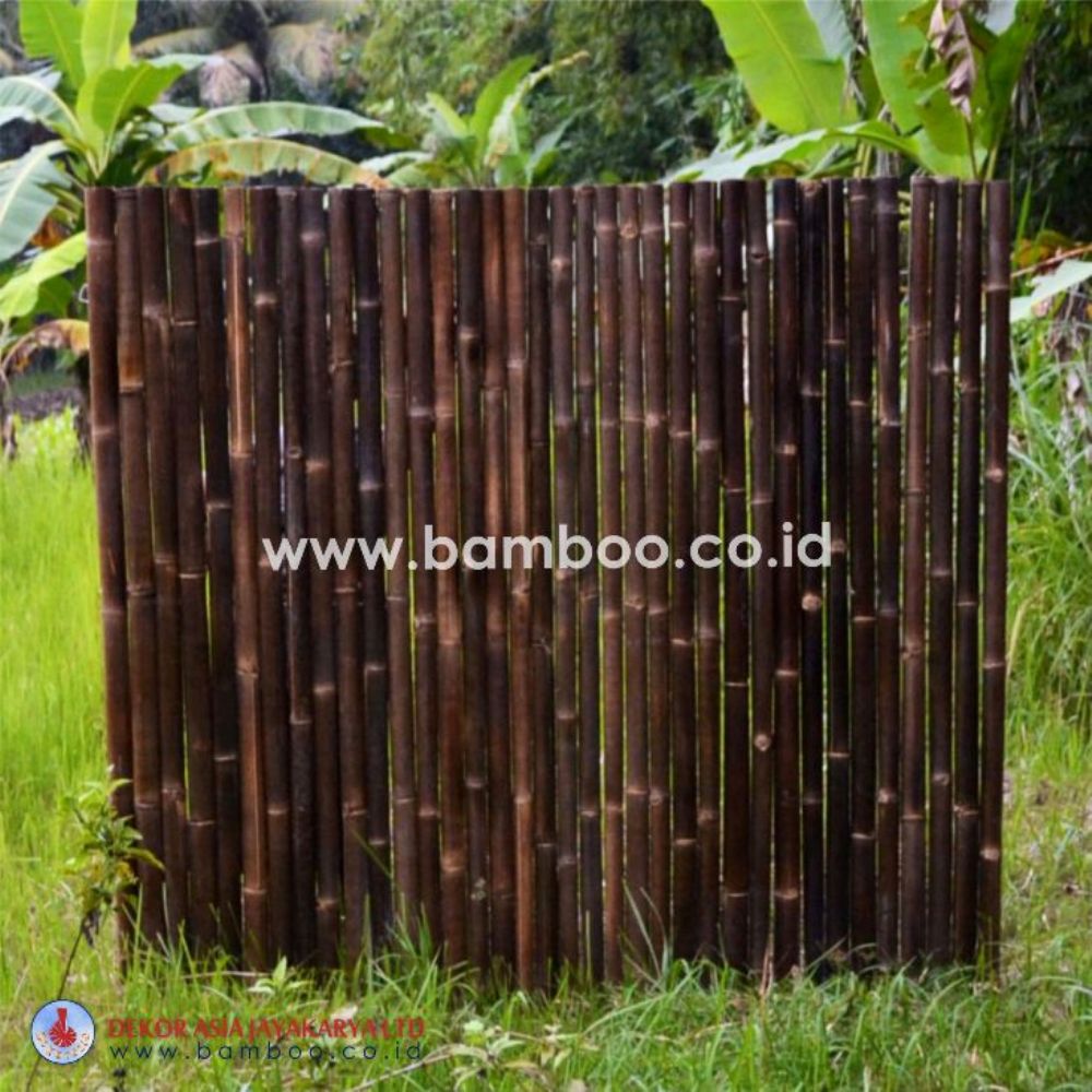 Black Bamboo Full Raft Panel - Bamboo Panels, Bamboo Screen, Bamboo Screens - Image 1